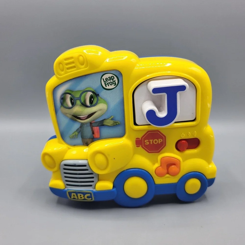 LeapFrog Fridge Phonics Magnetic Letter Set Toddler Alphabet Bus Toy Yellow